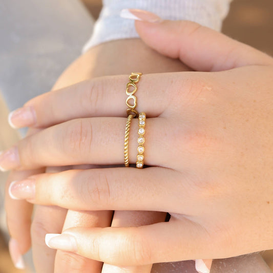 Beaded Stacking Ring