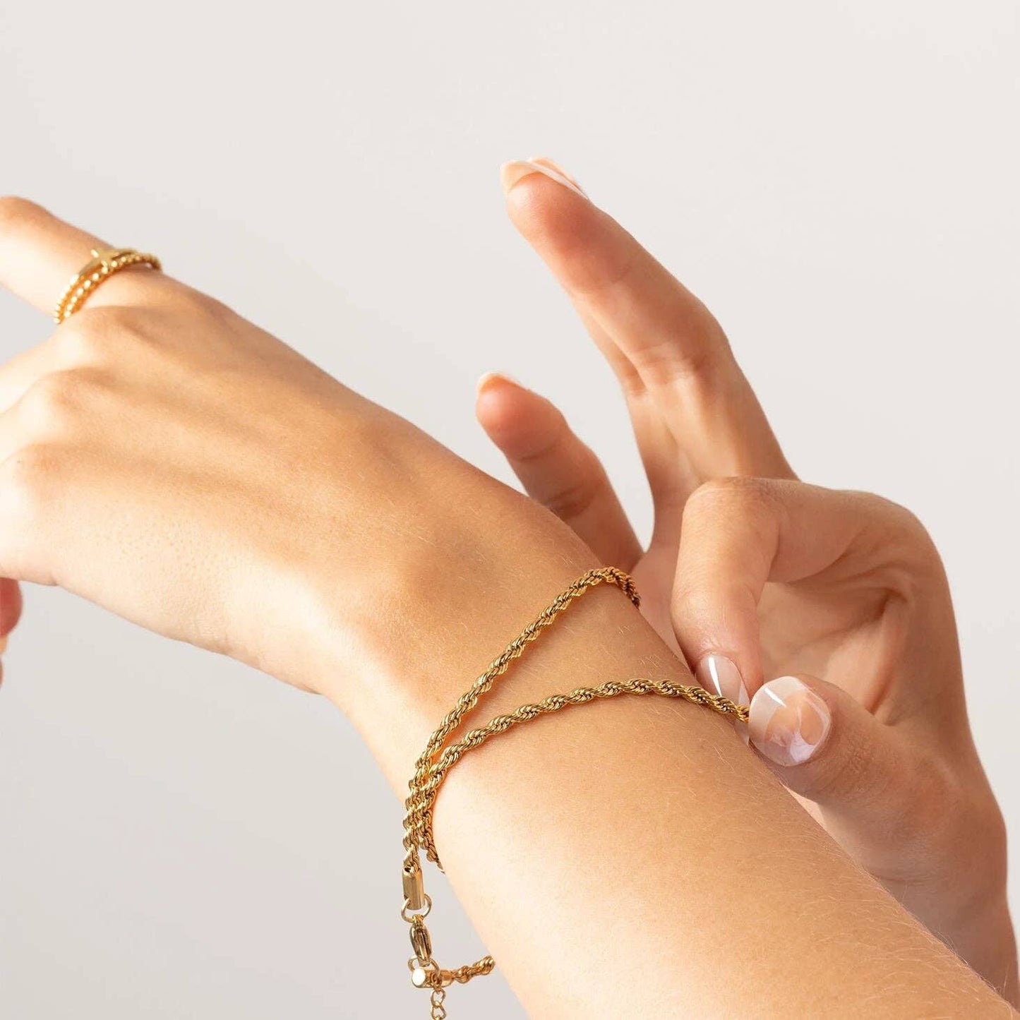 14K Gold Filled Plus™ Rope Chain Bracelet