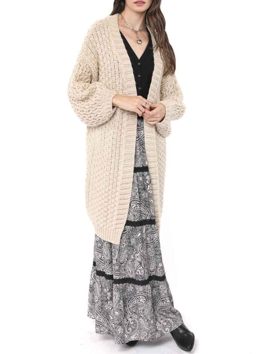 Handknit Chunky Cardigan