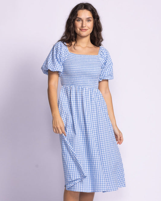 Katie Dress: Blue
