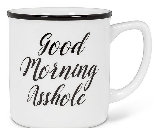 Good Morning A** Mug