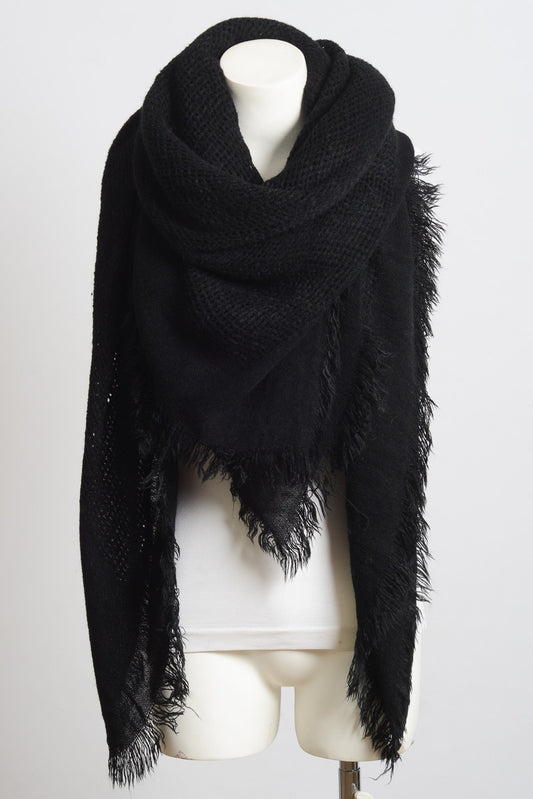 Open Weave Square Scarf