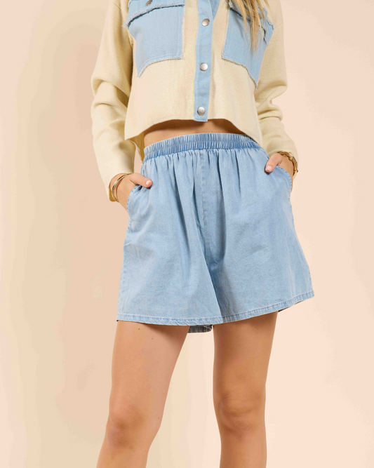 Energize Elastic Waist Shorts