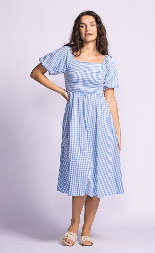 Katie Dress: Blue