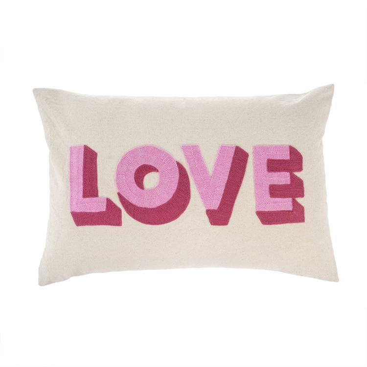 Indaba: Love Embroidered Pillow