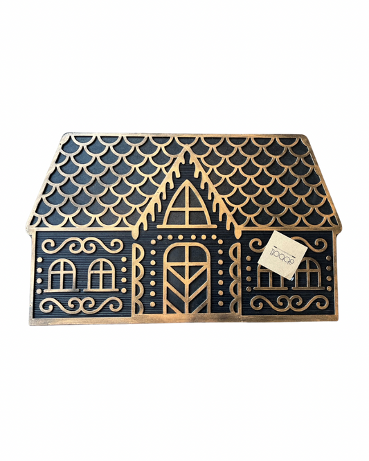 Gingerbread House Doormat