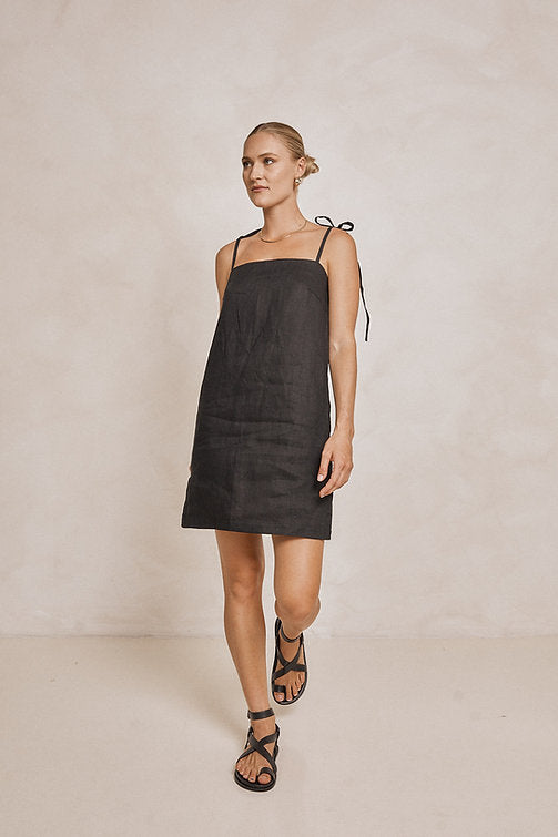 Tie Shoulder Mini Sundress