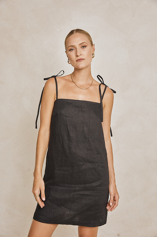 Tie Shoulder Mini Sundress